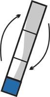 Inverted test tube illustration