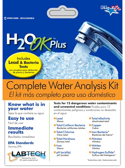 H2O OK Water Testing retail package